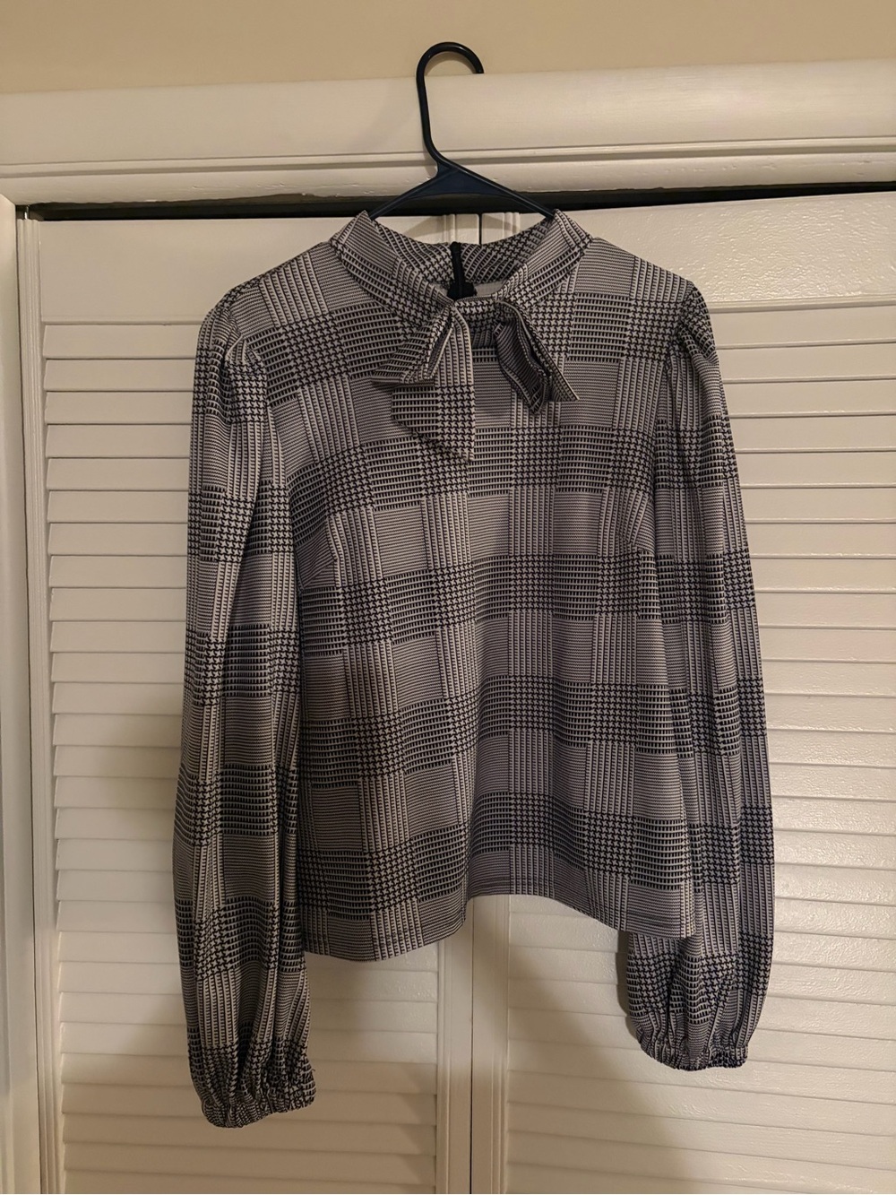 Black and Gray blouse